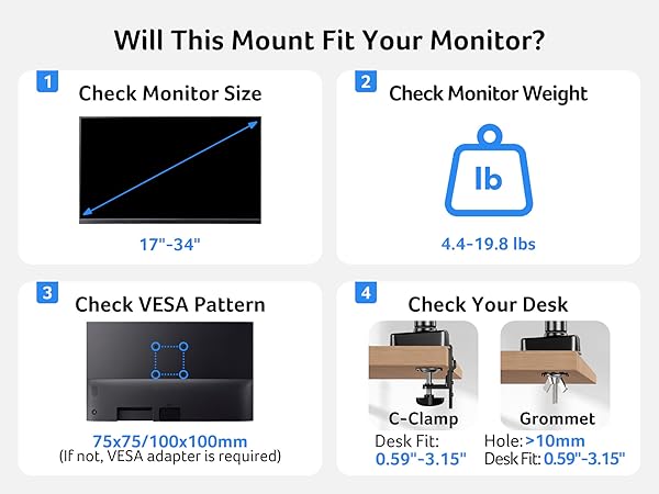 ACER Single Monitor Arm
