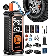 OlarHike Cordless Tire Inflator Portable Air Compressor, Quick Inflation, Air Pump for Car Tires,...