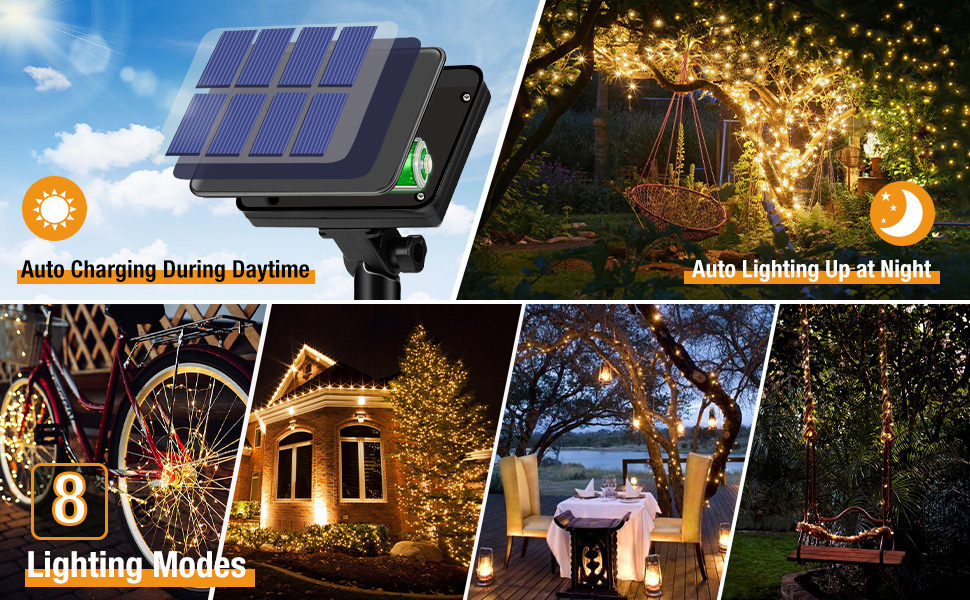8 Lighting Modes