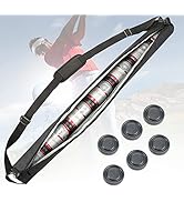 Golf Cooler Beer Sleeve with 6 Ice Pucks - Keep 7 Cans Beer Cold in Your Golfs Bag, Ideal Gifts f...
