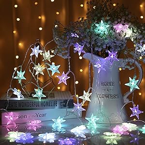 Color Changing Star String Lights