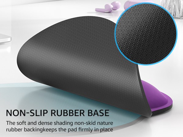 non-slip rubber base