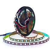 WS2812B ECO LED Strip,BTF-LIGHTING Chasing Effects 5050SMD Individually Addressable 16.4FT 60Pixe...