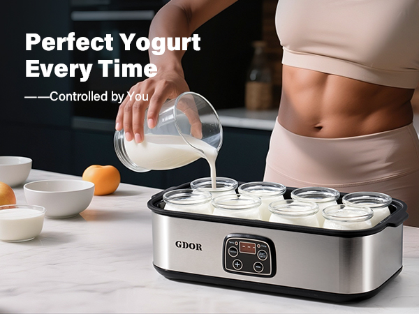 Perfect Yogurt Every Time — Controlled by You