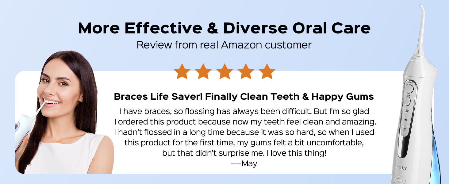 Selección de dientes dentales Flosser de agua Keep your teeth clean