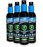 FunkAway Odor Eliminating Spray for Shoes, Skates, Work Boots &amp; More, 8 oz., 4 Pack, Extreme Odor...