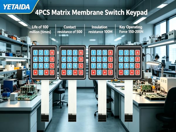 Matrix Array Membrane Switch Keypad Keyboard