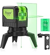 Laser Level with 2 Plumb Dots - Huepar Plumb Laser M-9211g Green Self Leveling Laser Leveler, 2 P...