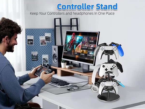 Gaming Controller Headset Holder for Gaming Accessories