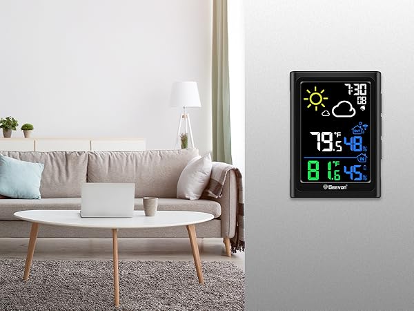 digital wall thermometer