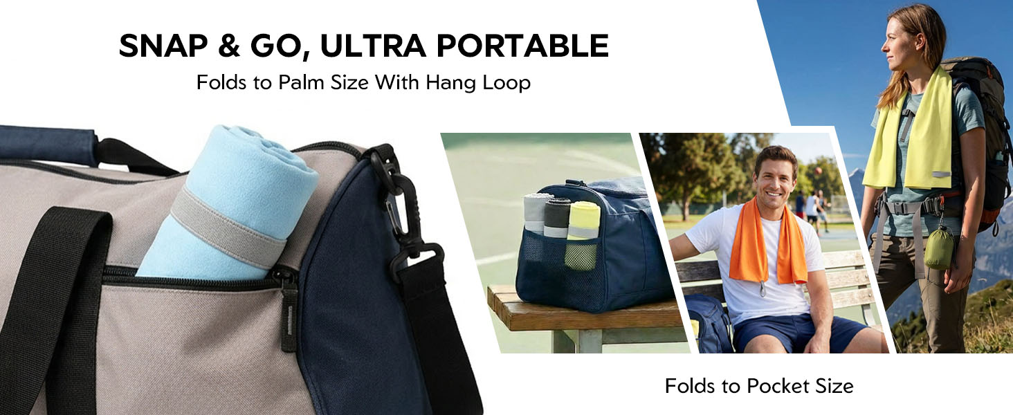 6 Micorfiber Gym Towels