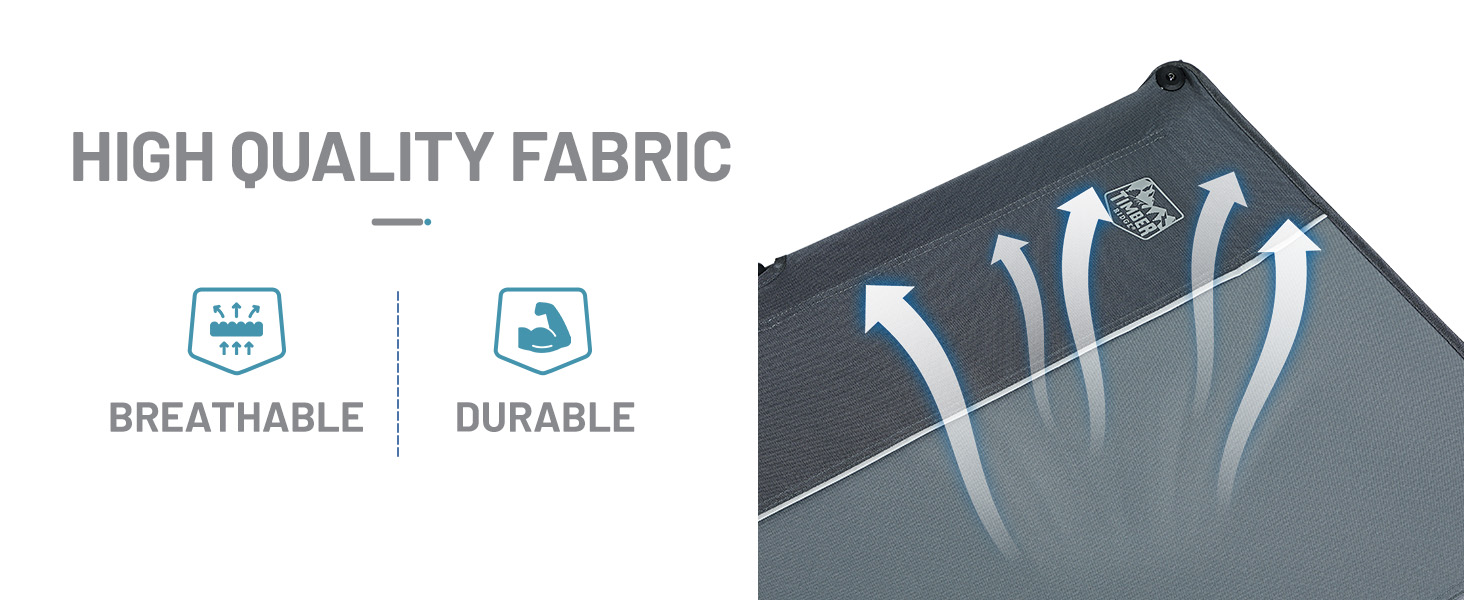 BREATHABLE AND DURABLE FOLDING COT