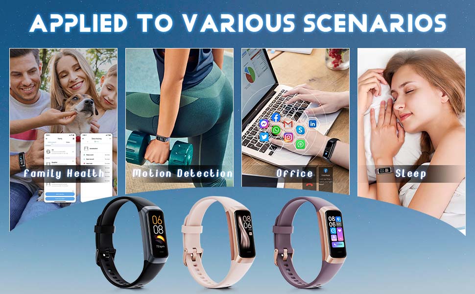 Multiple usage scenarios of wristbands