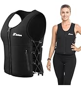 ZELUS Weighted Vest, 10&amp;15lb. Z-Fit Weight Vest for Women Men with Adjustable Soft Iron Weights, ...