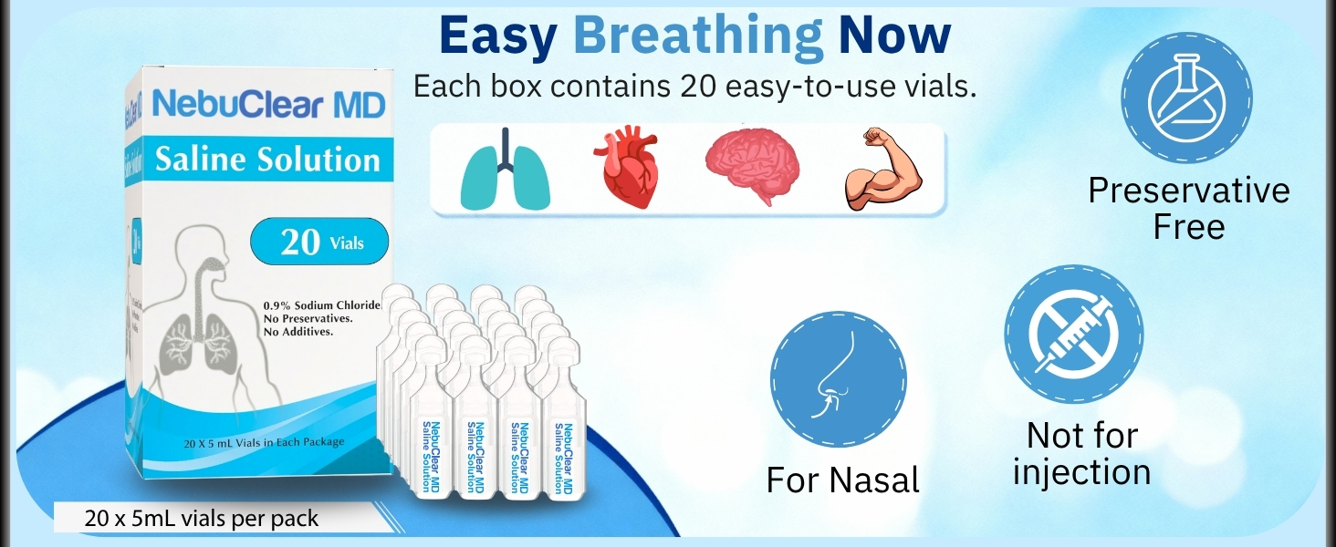 Easy Breathing Now with Saline for Inhalation