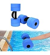 Hikeen Aquatic Exercise Dumbbells Water Dumbbell Pool Resistance Aquatic Fitness Barbells With 4 ...