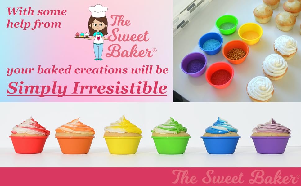 The Sweet Baker sprinkle decorating icing frosting supplies piping bag birthday party cake