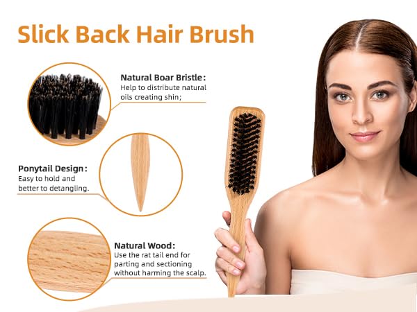 Slick Back Hair Brush