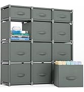Mavivegue 12 Cube Storage Organizer, Closet Organizers and Storage, Cube Storage Shelf, Easy to A...