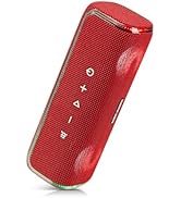 NSY AudioBluetooth Speaker for Shower, IPX7 Waterproof, 24H Playtime, Super Bass, Colorful LED Li...