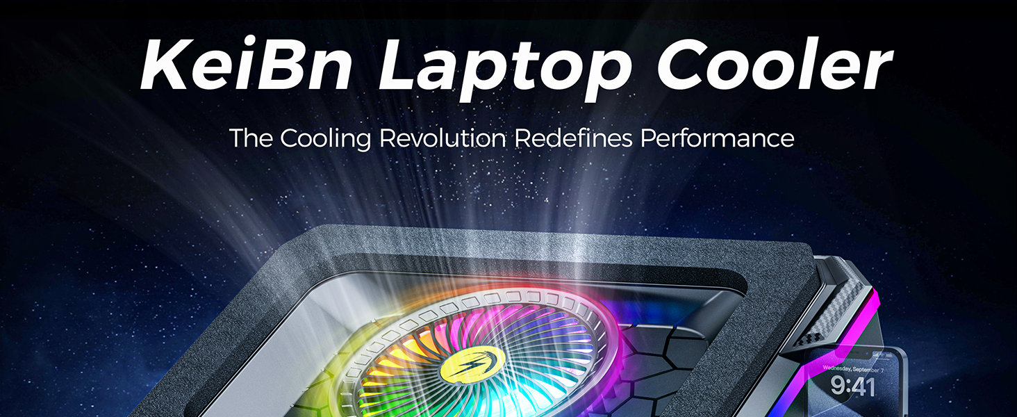 KeiBn New RGB Laptop Cooling Pad