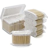 800 Count Bamboo Cotton Swabs, 3 Inch Cotton Swabs for Ears, Nail Art, Makeup, Household Cleaning