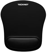 Mouse Pad with Wrist Support, TECKNET Ergonomic Gaming Mouse Pad Pain Relief, Portable Comfortabl...