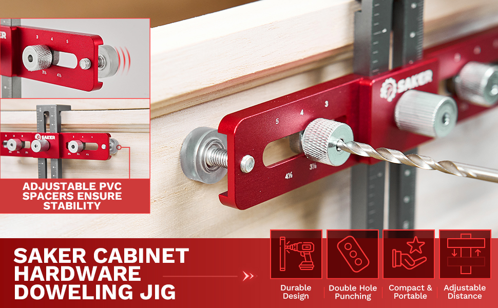 saker cabinet hardware jig