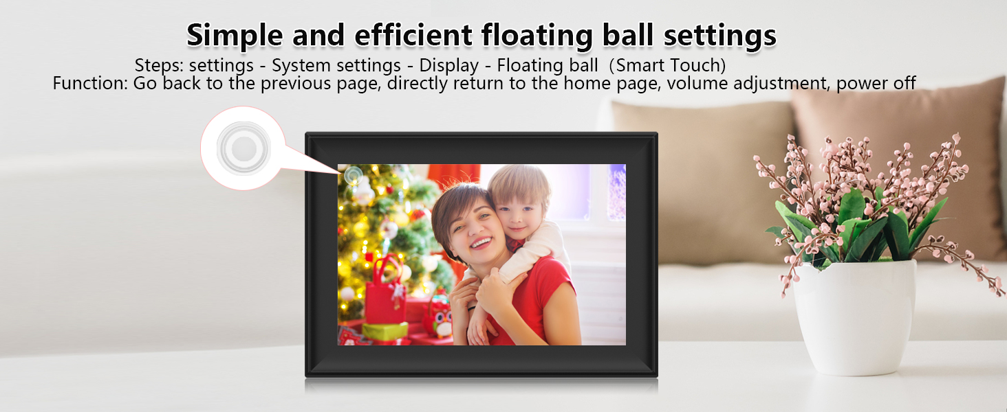 10.1inch WiFi digital photo frame