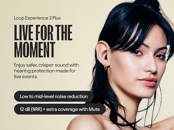 Loop Experience Plus Noise Reducing Earplugs