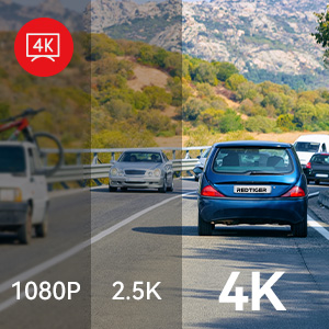 Front 4k dash cam