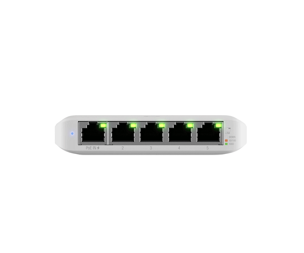 (3-Pack) Ubiquiti Flex Mini 5-Port Layer 2 PoE Switch