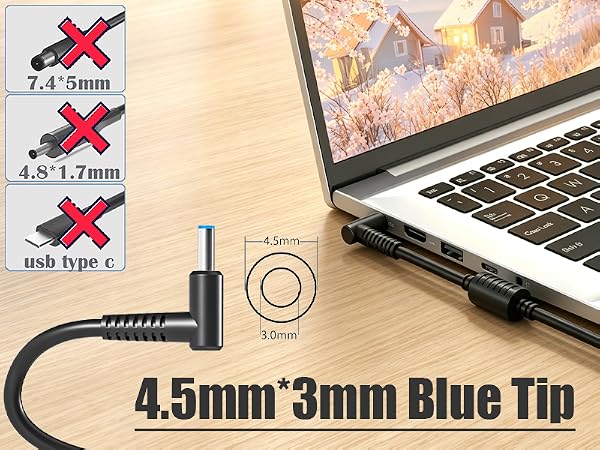 compatible with hp computer charger 65w replacement