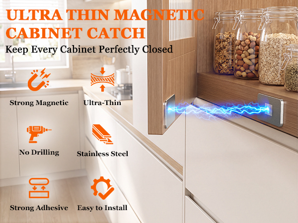 Magnetic Cabinet Catches for Closure