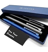 MESMOS 3pk Ballpoint Pen Set, Luxury Pens for Men, Nice Pen, Cool Metal Pen, Fancy Pen, Mens Pen ...