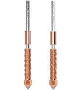 Creality Official K2 Pro Nozzle Upgraded, 0.4mm 2 PCS Larger Cavity Quick-Swap K2Pro Nozzle, Copp...