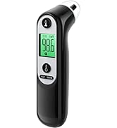 Viproud Ear Thermometer for Kids, Babies and Adults, 1 Second Accurate Digital Thermometer, Mute ...