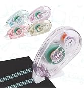 4 Pack Double Sided Tape Roller, Scrapbook Supplies, Glue Tape Roller for Crafts, Double-Sided Ad...