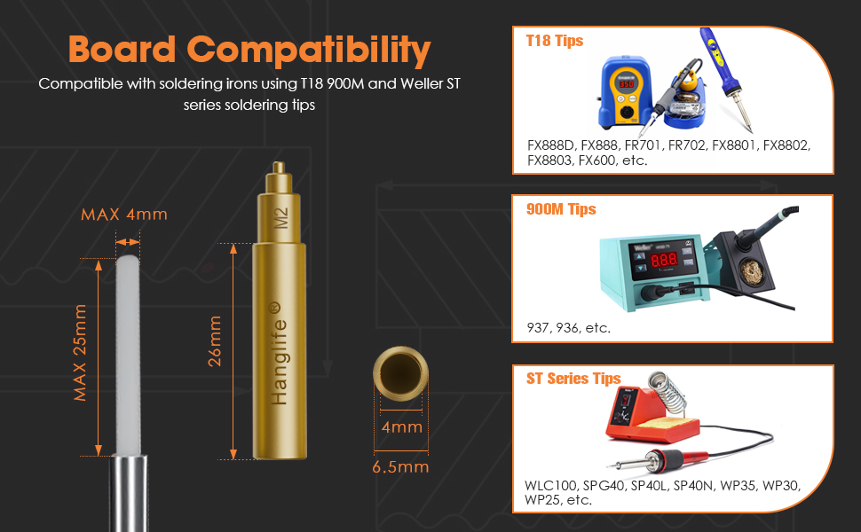 HANGLIFE Heat-Set Insert Tips