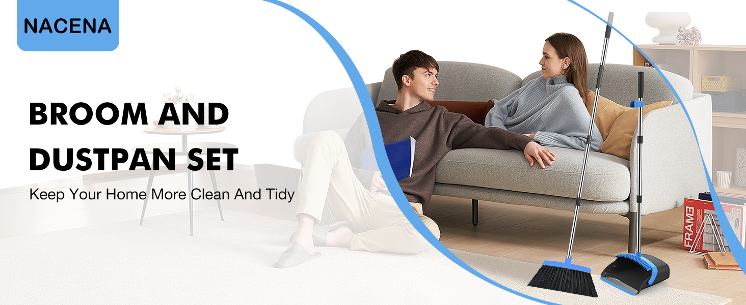 Broom and Dustpan Set