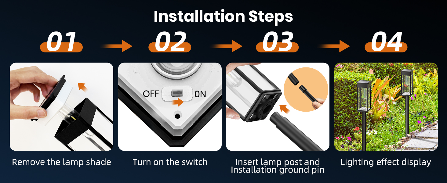 solar pathway lights outdoor