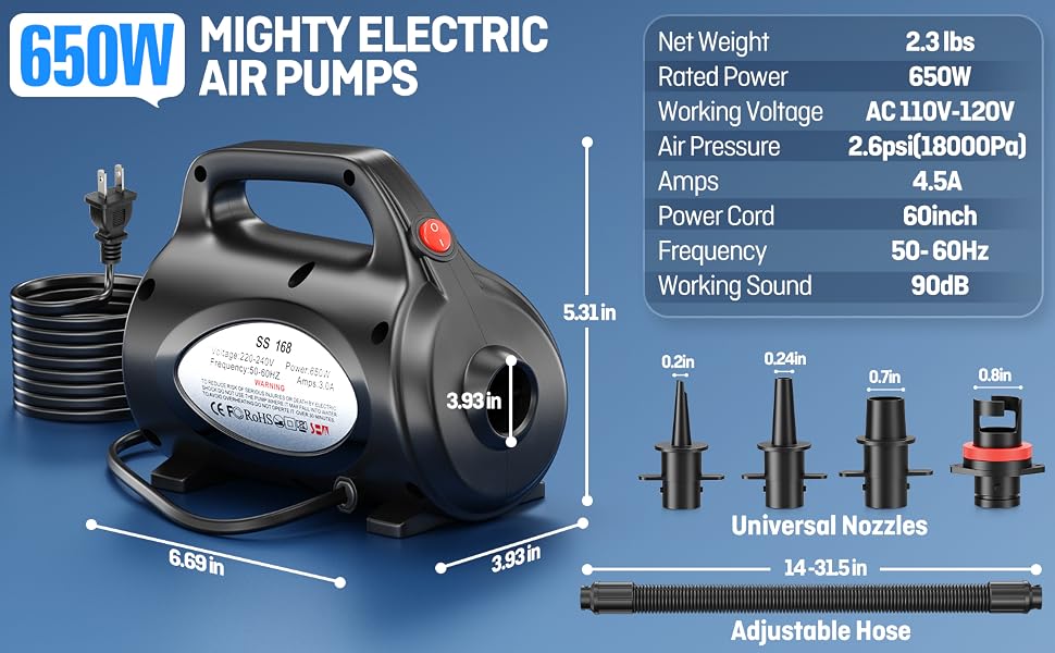 air mattress pump electric