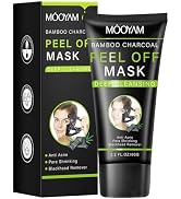 GUOYAOLIFU Peel Off Mask Deep Cleansing Anti Acne Pore Shrinking and Blackhead Remover Bamboo Cha...