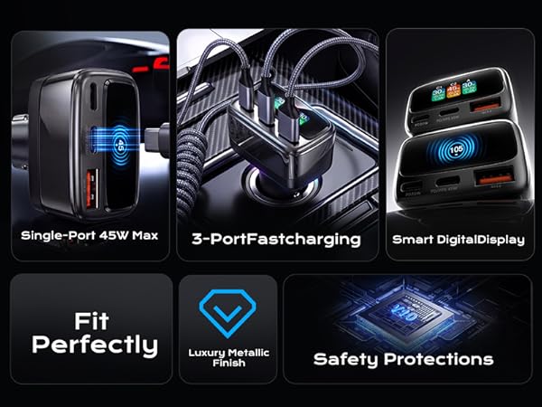 car charger usb c fast charge