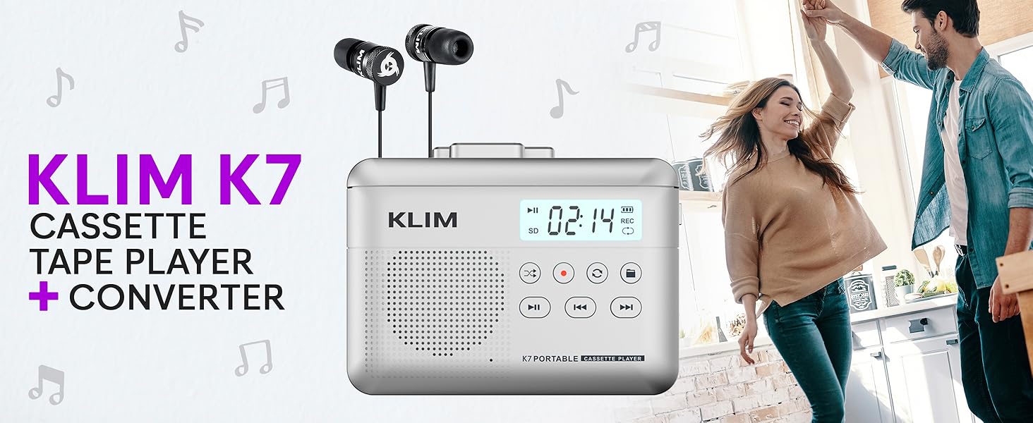 K7 Cassette Player SILVER