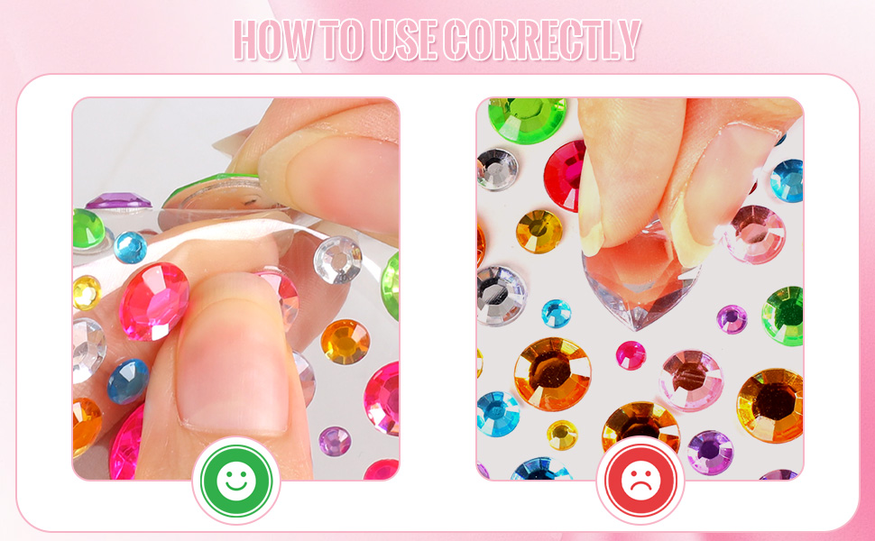 4234PCS Gem Stickers