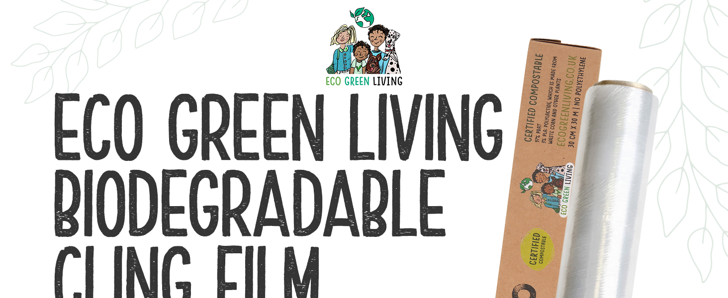 Text reads 'ECO GREEN LIVING'. Scene showing hands writing or drawing on paper, with environmental or sustainability-themed materials visible.