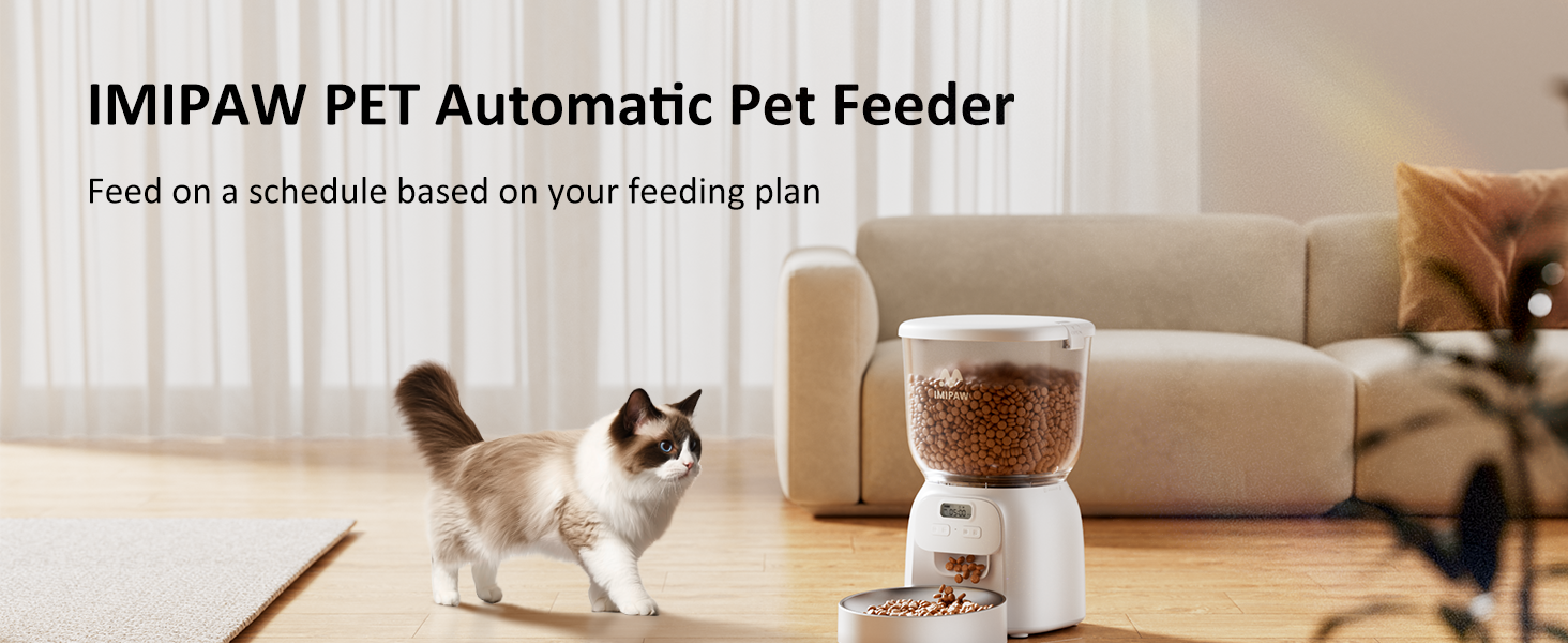 Automatic cat feeder