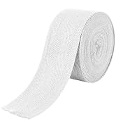 11 Yards Cotton Twill Tape,2 Inch Cotton Webbing Cloth Ribbon Bias Tape,Webbing Soft Natura for D...