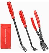 Nilight 3PCS Clip Pliers Set &amp; Fastener Remover Auto Trim Removal Tool Kit Auto Upholstery Combo ...